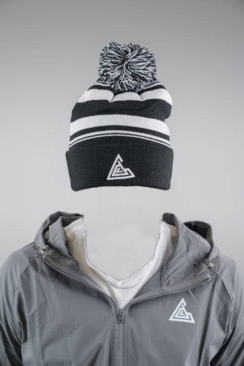 GDC Embroidered Hat Black and White - front view